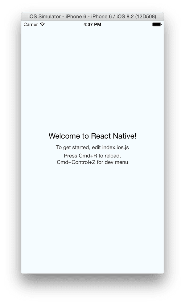 React Native First Start